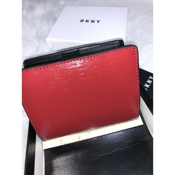 DKNY Red Leather Wallet - Picture 3 of 5